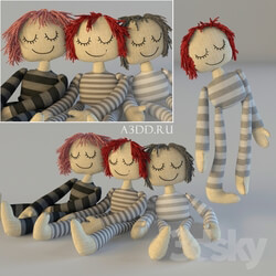 Toy - Textile dolls 