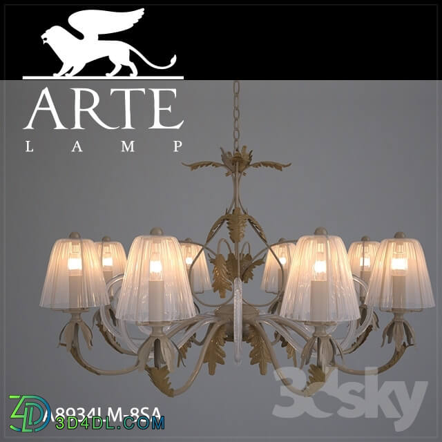 Ceiling light - Chandelier ArteLamp A8934LM-8SA