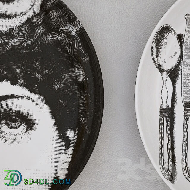 Tableware - Decorative plates Fabulous Piero Fornasetti