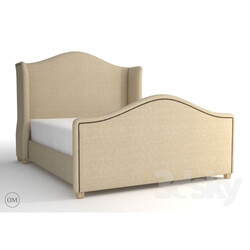 Bed - Athena queen size bed 5107Q Beige 