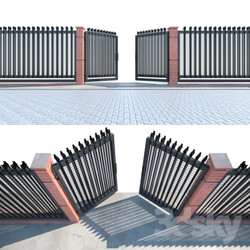 Other architectural elements - Welded Wire Panel Fence Gate 
