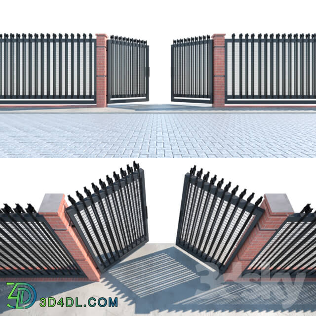 Other architectural elements - Welded Wire Panel Fence Gate