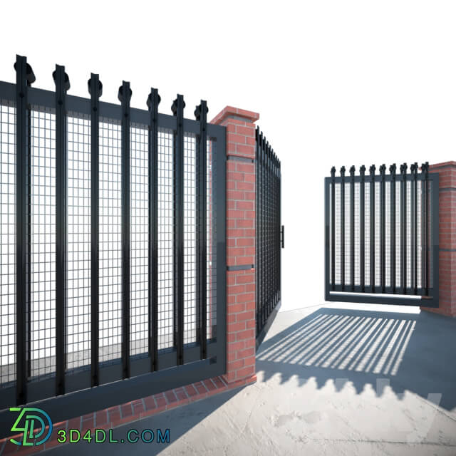 Other architectural elements - Welded Wire Panel Fence Gate
