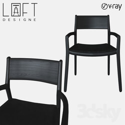 Chair - Chair LoftDesigne 2558 model 