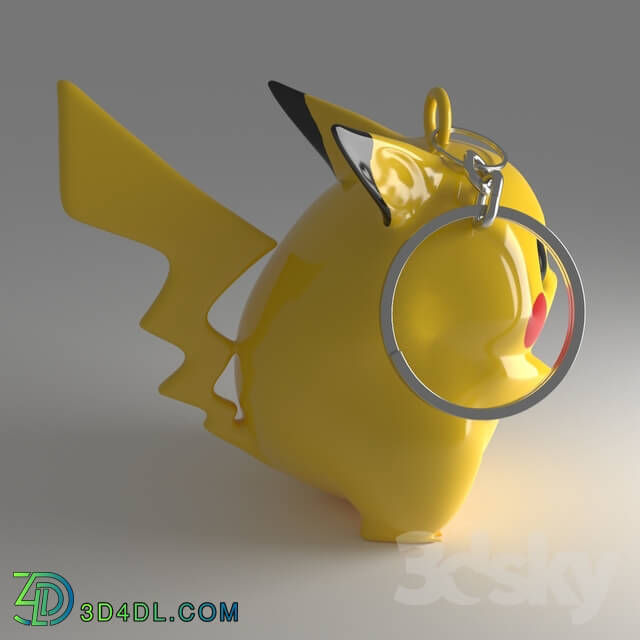 Toy - pikachu key chain