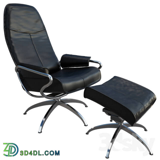 Arm chair - Black relax arm chair
