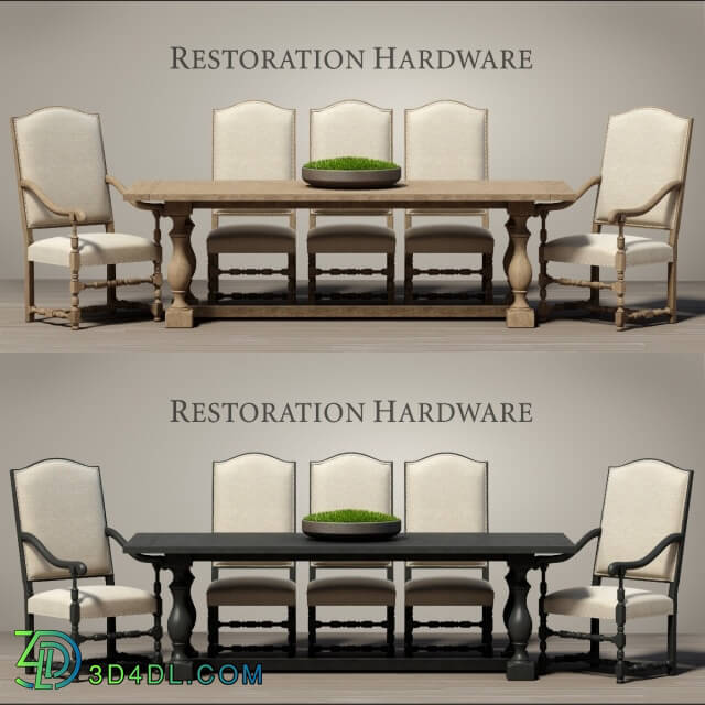 Table _ Chair - RH _ Dining set