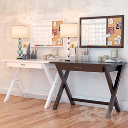 Decorative set - X Frame Desk PBTEEN 