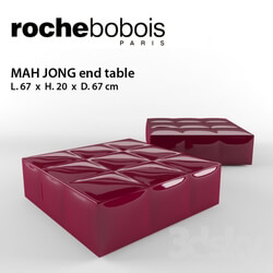 Table - ROCHEbobois MAH JONG end table 