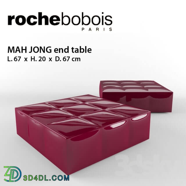 Table - ROCHEbobois MAH JONG end table