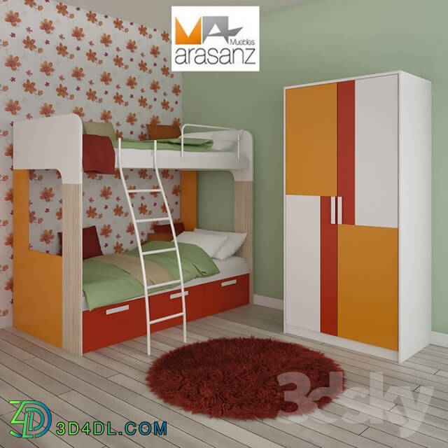 Full furniture set - Spain Arasanz furniture in the nursery