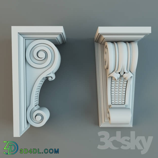 Decorative plaster - Bracket stucco