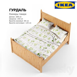 Bed - IKEA HURDAL 