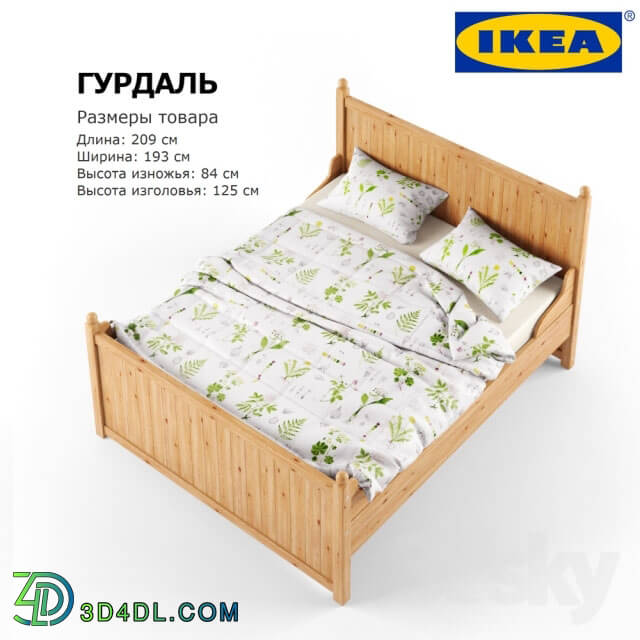 Bed - IKEA HURDAL