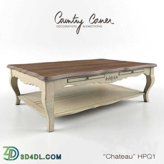 Table - _HPQ1_ coffee table _quot_Chateau_quot_