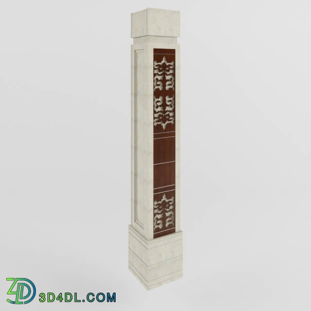 Decorative plaster - column