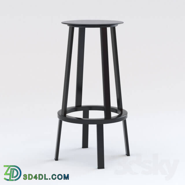 Chair - Revolver WH Swivel bar stool - H 75 cm