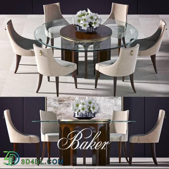 Table _ Chair - BAKER DINING TABLE