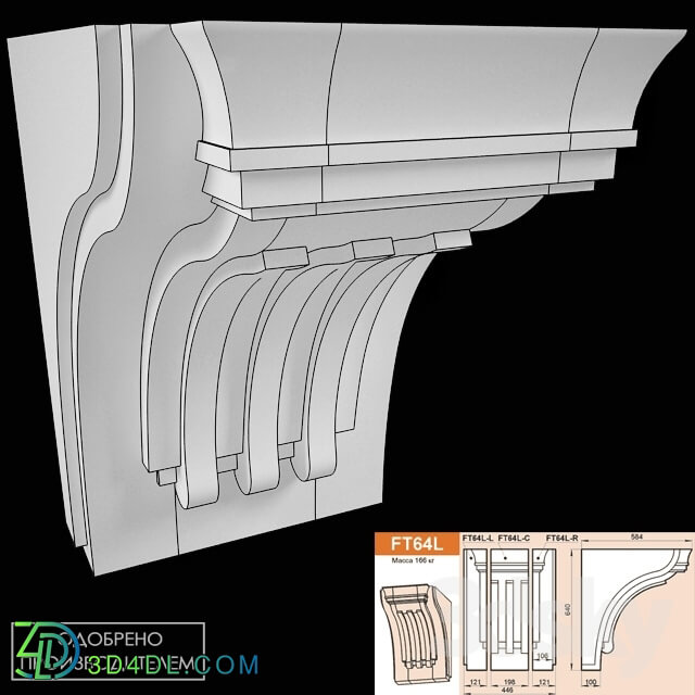 Decorative plaster - Bracket