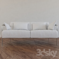 Sofa - simple modern wihte sofa 