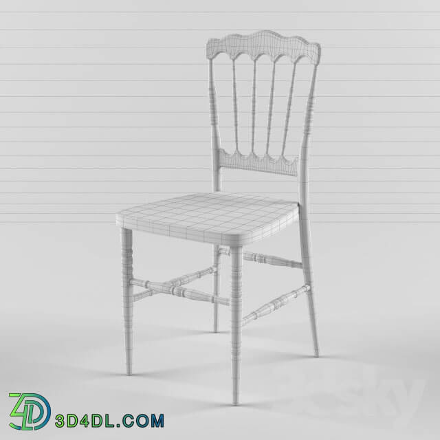 Chair - Napoleon Chair - Crystal