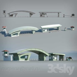 Other architectural elements - gate_ Checkpoint_ Checkpoint 