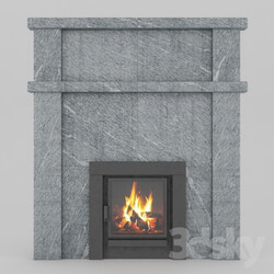 Fireplace - OM portal of bath furnace of talc magnesites TM02 