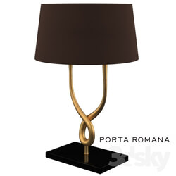 Table lamp - PORTA ROMANA - SLB12 - ORGANIC LOOP LAMP 
