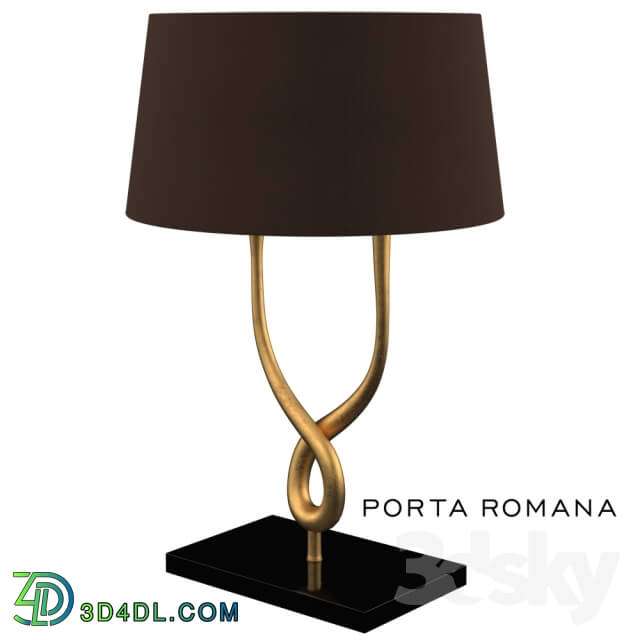 Table lamp - PORTA ROMANA - SLB12 - ORGANIC LOOP LAMP