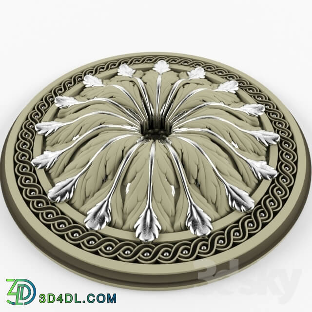 Decorative plaster - Ceiling rose