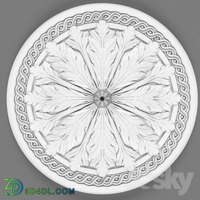 Decorative plaster - Ceiling rose