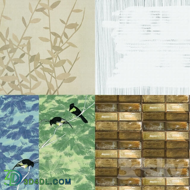 Wall covering - Wall_deco - Contemporary Wallpaper Pack 19