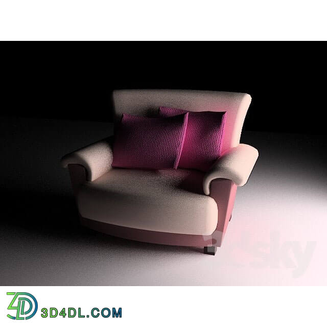 Arm chair - Seat with cushions