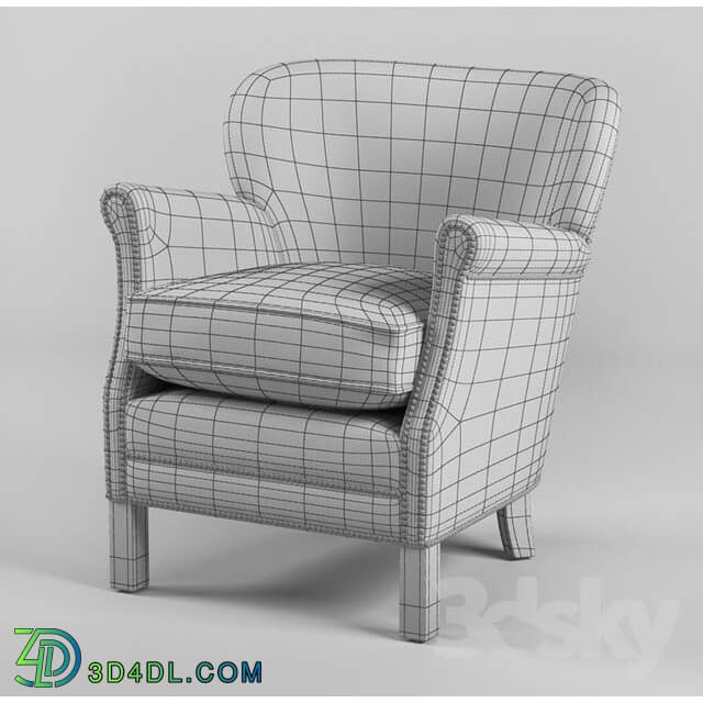 Arm chair - OM Armchair Professor_ dark legs. Professor Chair_ Antique Oak