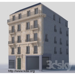 Building - Haussmanian parisian building 