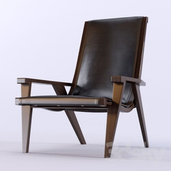 Arm chair - B _amp_ B Italia Poltrona JJ wooden base armchair 