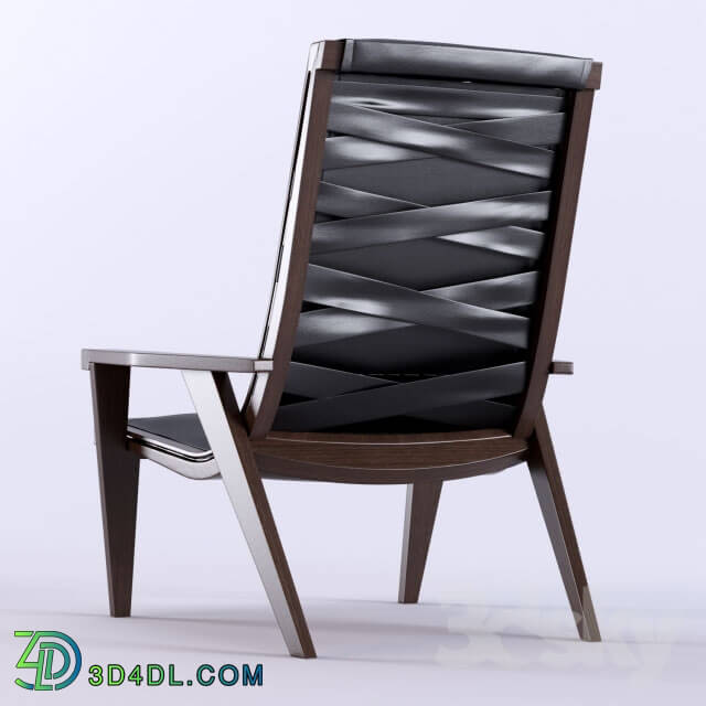 Arm chair - B _amp_ B Italia Poltrona JJ wooden base armchair