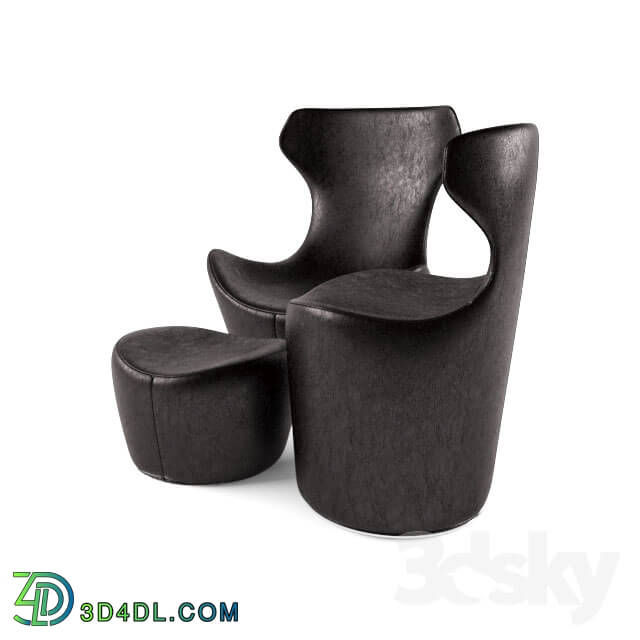 Arm chair - B _amp_ B GRANDE PAPILIO ITALIA