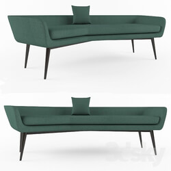 Sofa - angled sofa 