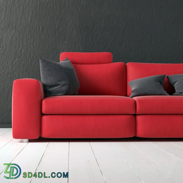 Sofa - Sectional fabric sofa.