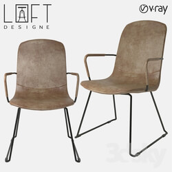 Chair - Chair LoftDesigne 2560 model 