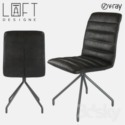 Chair - Chair LoftDesigne 2042 model 