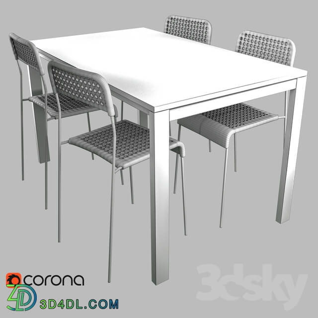 Table _ Chair - Meltorp Adde