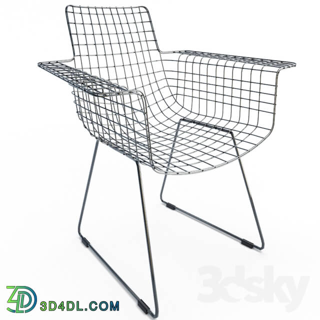 Chair - Black wire chair