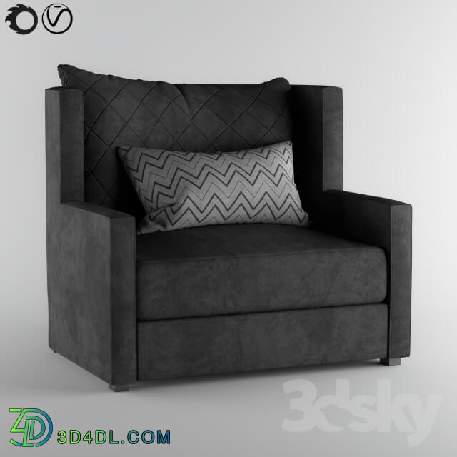 Arm chair - Armchair black