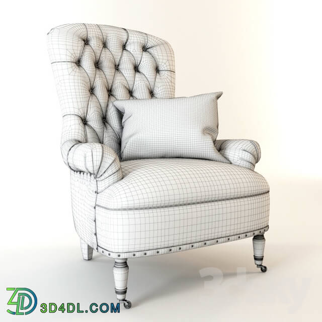 Arm chair - Radclife Tufted _leatcher_