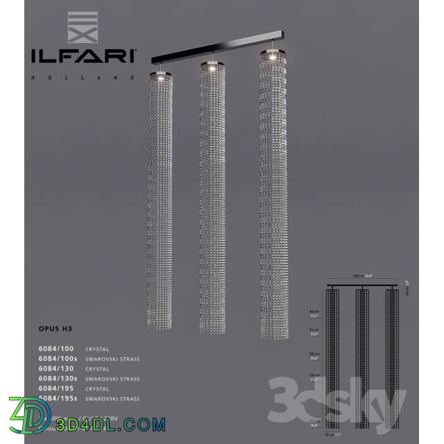 Ceiling light - ILFARI OPUS H3