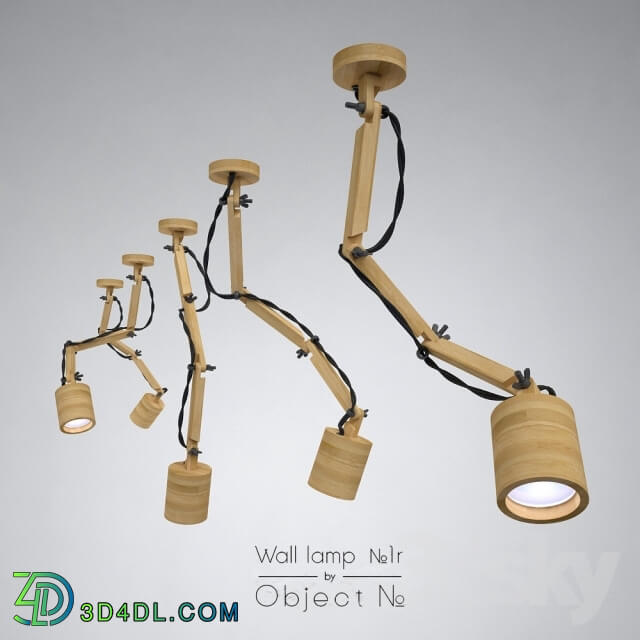 Ceiling light - wall lamp No1r by Object No