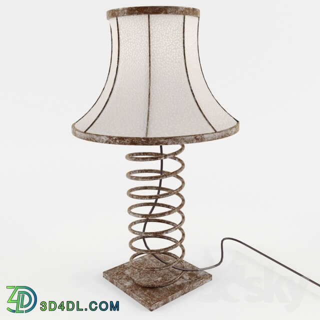 Table lamp - lamp in the industrial style