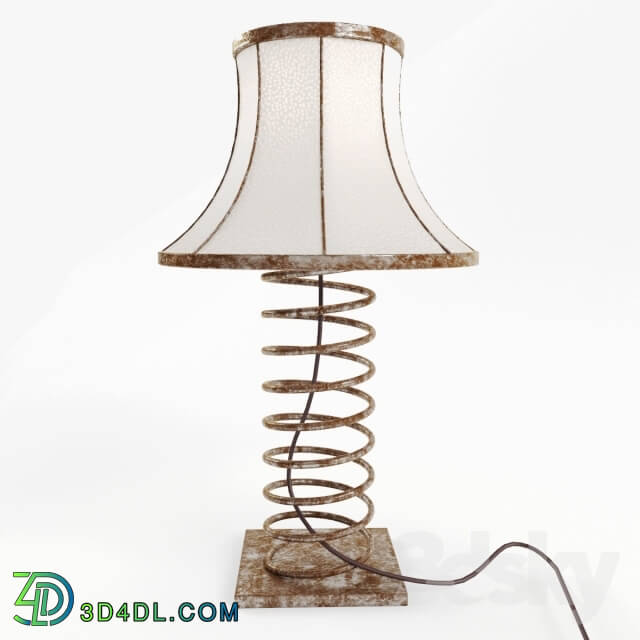 Table lamp - lamp in the industrial style